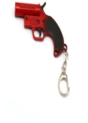 Generic Pubg Gun Key Chain Red/Black