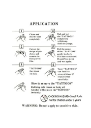 Wrapables Celebrity Inspired Temporary Tattoos in Metallic Gold Silver and Black Large Egyptian Motif