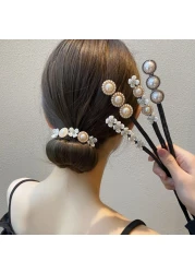 4 Pcs Tie Dye Deft Bun Hair Bun Makers for Womens Gradient French Twist Hairstyle Velvet Scrunchie Classy Multicolor Cloth Magic Clip Reusable Quick Bun