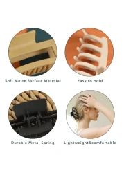 Claw Clips for Thick Thin Curly Hair 8 Pack Big Hair Claw Large Hair Clips NonSlip Accessories for Women Girls