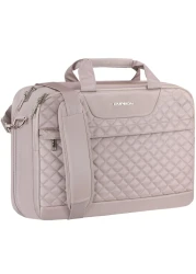 EMPSIGN 173 Inch Laptop Bag Large Capacity Expandable Briefcase for Women Men Business Office WaterRepellent Laptop Case Travel Computer Bag with RFID Pockets Dusty Pink
