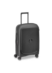 ديلسي بيلمونت بلس حقيبة سفر صلبة بأربع عجلات - أسود بحجم 55 سم
