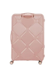 أميركان توريستر حقيبة سفر صلبة بعجلات إنستاغون سبينر باللون الخوخي الزهري 81 سم