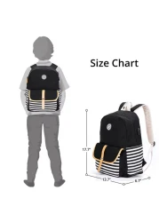 Eazy Kids Classic School Bag-Black