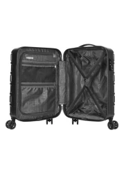 أمريكان توريستر بريكلين حقيبة سفر صلبة بعجلات دوارة ، 55 سم - أسود
