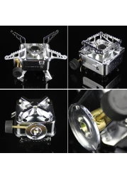 Tomshoo-Outdoor Gas Stove Folding Camping Stove Portable Cooking Stove Hiking Backpacking Picnic