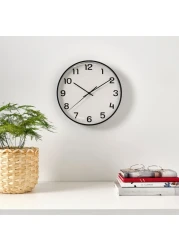 Wallclock Big And Clear Numbers Make It Easy To See Black 28cm