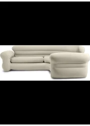 Premium Comfort Inflatable Corner Sofa, Large Size 101" X 80" X 30" - Perfect for Relaxation and Entertaining