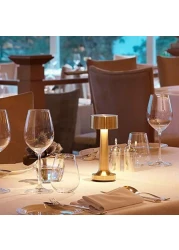 Sensor Touch USB Rechargebale Portable LED Table Lamp 3 Light Bringtness For Home Office Bar Club Decor