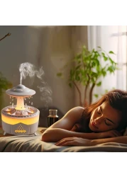 Essential Oil Diffuser for Aromatherapy, Upgraded Cool Mist Humidifier with 7 Color LED Lights, 2 Mist Modes, Waterless Auto-Off, Portable Diffuser