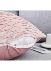 Mei Homecenter 2 PCS Of Bronze Printed Throw Pillow With Extra Comfort And Modern Luxury Look, (45X45CM)