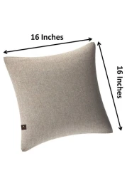 Raafi Multi-color Jute Cushion Covers (Set of 3)