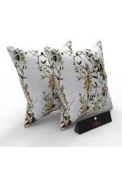 Gardenia Natural Jute &amp; Cotton Fabric Cushion Cover