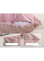 2 PCS Of Throw Pillow With Extra Comfort And Fluffy Material With Soft Handfeel