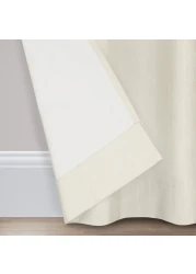 ECLIPSE Kendall Modern Blackout Thermal Rod Pocket Window Curtain for Bedroom or Living Room 1 Panel 42 X 63 Ivory