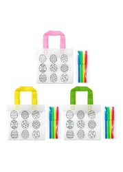 Easter DIY Painting Bags Assorted 20.5x19.8cm