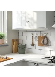 Bin With Lid For Organic Waste Grey-Green 4 L