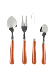 Home Deco Factory M8 Coloured Inox Stainless Steel Cutlery Set 24 PCS