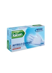 Falcon Nitrile Gloves - Blue Powder Free - 100 Pieces (Large)