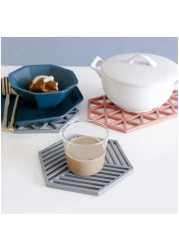 Silicone Hot Pad Durable Heat Insulation and Stable Table Coasters for Home, Office, and Hotel Use