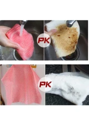 Doreen 150pcs/roll Reusable Cleaning Wipe, Household &amp;Kitchen Towels,Disposable Cleaning Cloth, Dish Cloth Dish Towels Dish Rags Reusable Kitchen Paper Towels, Wash Towels（GC729A+GC730A+GC731A）