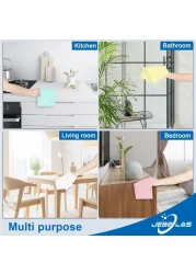 Marrkhor 50-Piece Reusable Kitchen Paper Towels All Purpose Cloths Kitchen Dish Cloths Absorbent Original Kitchen Towels Disposable Kitchen Rags Disposable Cloths Cleaning Wipe Sheets Blue