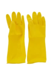 Lock &amp; Lock Rubber Gloves (31 cm, Small, Yellow)