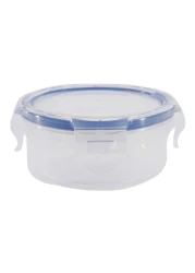 Lock &amp; LockClassic Round Plastic Food Container HPL934 Clear/Blue 140ml