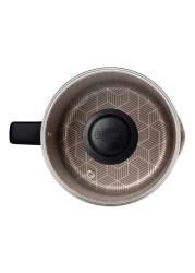 ترامونتينا باريس غلاية حليب مع غطاء 14 سم - أحمر