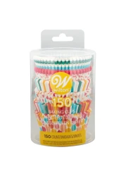 ويلتون أكواب خبز قياسية مزخرفة بخطوط منقطة ، 150 قطعة