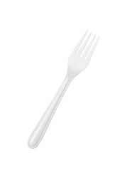 Fun Green Track Sukkar Forks White 18 PCS