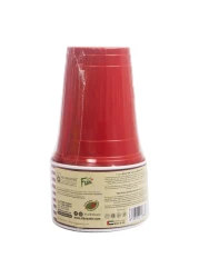 Fun Colors Biodegradable Cups Ruby Red 355ml