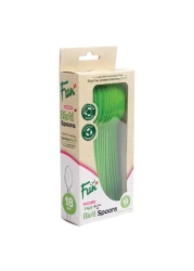 فن كولورز ملاعق قابلة للتحلل، باللون الأخضر الكيوي