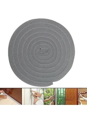 Aiwanto Window Door Sealing Strip Sealing Sticker Soundproof Weather Strips High Density Self-Adhesive Seal Tape Car Sliding (3cm Wide x 1cm thick, 2M long)