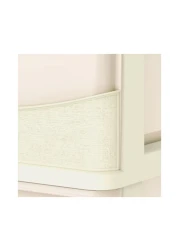 Cosmoplast Cedargrain 4 Tiers Storage Cabinet with Drawers and Wheels Off White 50x40x92cm