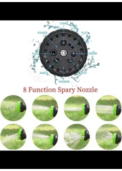 Radiotronics Garden Hoses Garden Hose Retractable Flexible Hose Hose Plastic Hose with Watering Car Wash hosing Pipe (Green 150ft)