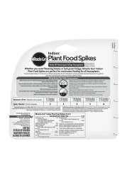 MiracleGro Indoor Plant Food Spikes Includes 48 Spikes Continuous Feeding for all Flowering and Foliage Houseplants NPK 6126 Pack of 1