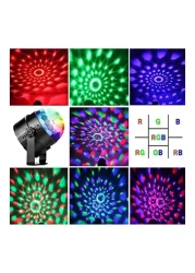Ttf - LED Disco Ball Party Lights Multicolour 3.8x3.4x3.4inch