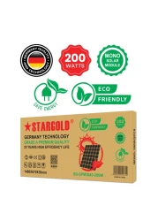 STARGOLD Solar Panel 200W Germany Technology Eco Friendly Solar Mono Solar Module