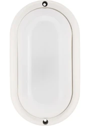 Geepas 8W Moisture Proof Lamp, GESL55133, 710 Lumens And 6500k Color Perfect For Outdoor Where Exposure To Rain, Moisture, Humidity Is High, Bathroom Areas, Swimming Pools, White - 2 Year Warranty