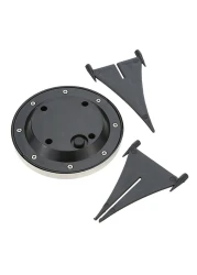 Generic 4-Piece LED Solar Light Lawn Lamp Blue 0.594Kg