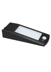 مصباح جداري يعمل بالطاقة الشمسية 48 مصباح ال إي دي يعمل بالطاقة الشمسية ، مصباح حائط لاسلكي بمستشعر للحركة 900LM مقاوم للماء للأماكن الخارجية مع عمود قابل للتعديل 180 درجة للمنزل ، الحديقة ، الحديقة