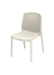 Cosmoplast Cedarattan Armless Chair Warm Grey