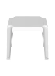 Cosmoplast Low Side Table White 47x47x43cm