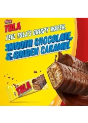 نستله ويفر شوكولاتة بالحليب والكراميل من تولا، 31 غرام، اصفر