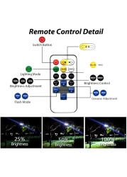 Conpex 360&deg; Light Camping Light 800W, Multifunction Outdoor LED Fishing Rod Light 5M Camping Lantern Lamp with IR Remote 3 Modes-High Power Camping Light