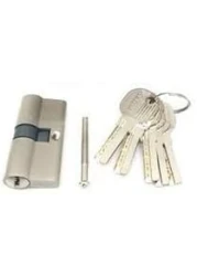 ABBASALI Door Lock Cylinder 70mm (35-35) with 5 Computer Keys (PACK OF 2PCS)