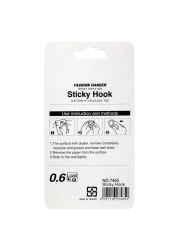 جي تي تي لايف فاشن خطافات لاصقة حزمة من 5 - أبيض 7465