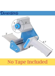 AL ARQAM Packing Tape Dispenser Gun, Hand-Held Industrial Side Loading Tape Dispenser for Commercial Packaging, Shipping, Moving, Carton and Box Sealing
