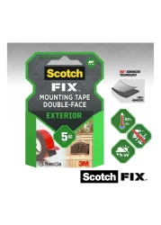 3M Scotch Fix Exterior Mounting Tape 0.019x1.5m